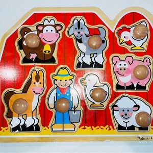 Bundle Melissa &Doug Wooden puzzles